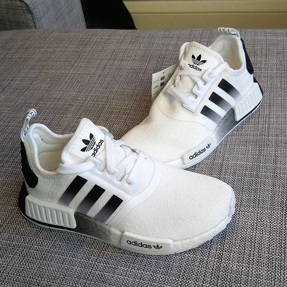 adidas Shoes - Adidas NMD_R1 White Black Gradient Size 6 NEW!